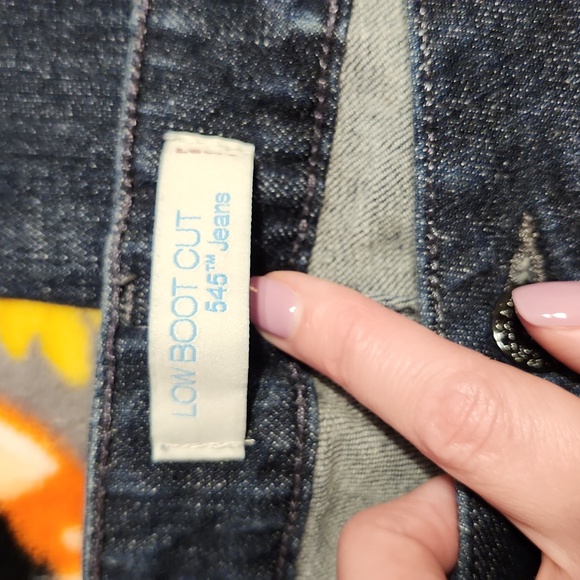 Levis 545 Low Boot Cut jean - Picture 4 of 5